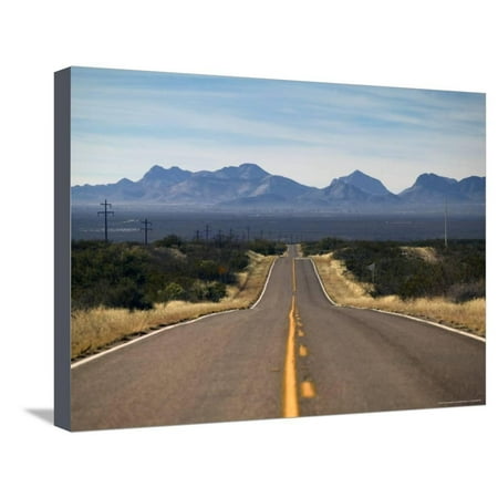 View of Highway 82, Tombstone, AZ Stretched Canvas Print Wall Art By Walter