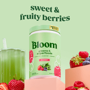 Bloom Nutrition Greens & Superfoods Powder, Mixed Berry, 25 Servings