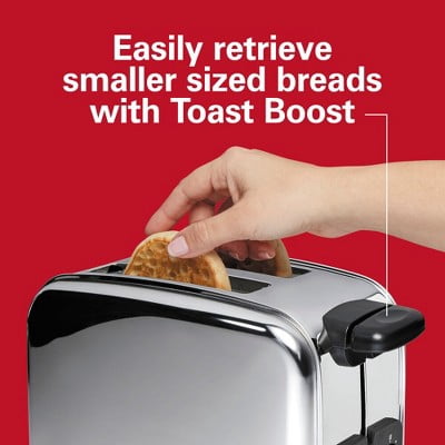 2SL Classic toaster : 2-Slice, 850W, Metal, Silver, Compact Design