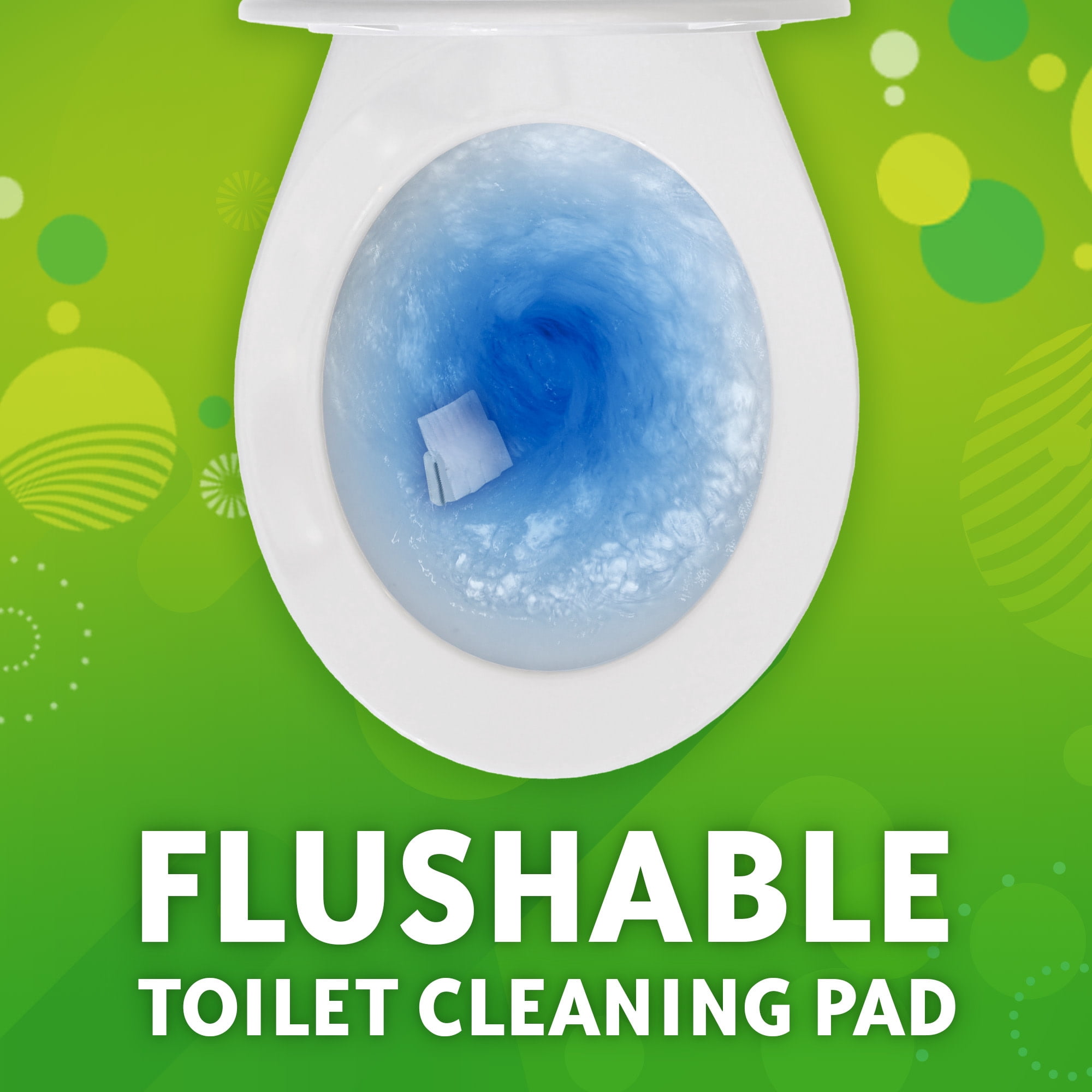 (2 pack) Scrubbing Bubbles Toilet Bowl Cleaner Wand Refills, Flushable Fresh Brush Cleaning Pads, Citrus, 20 Count