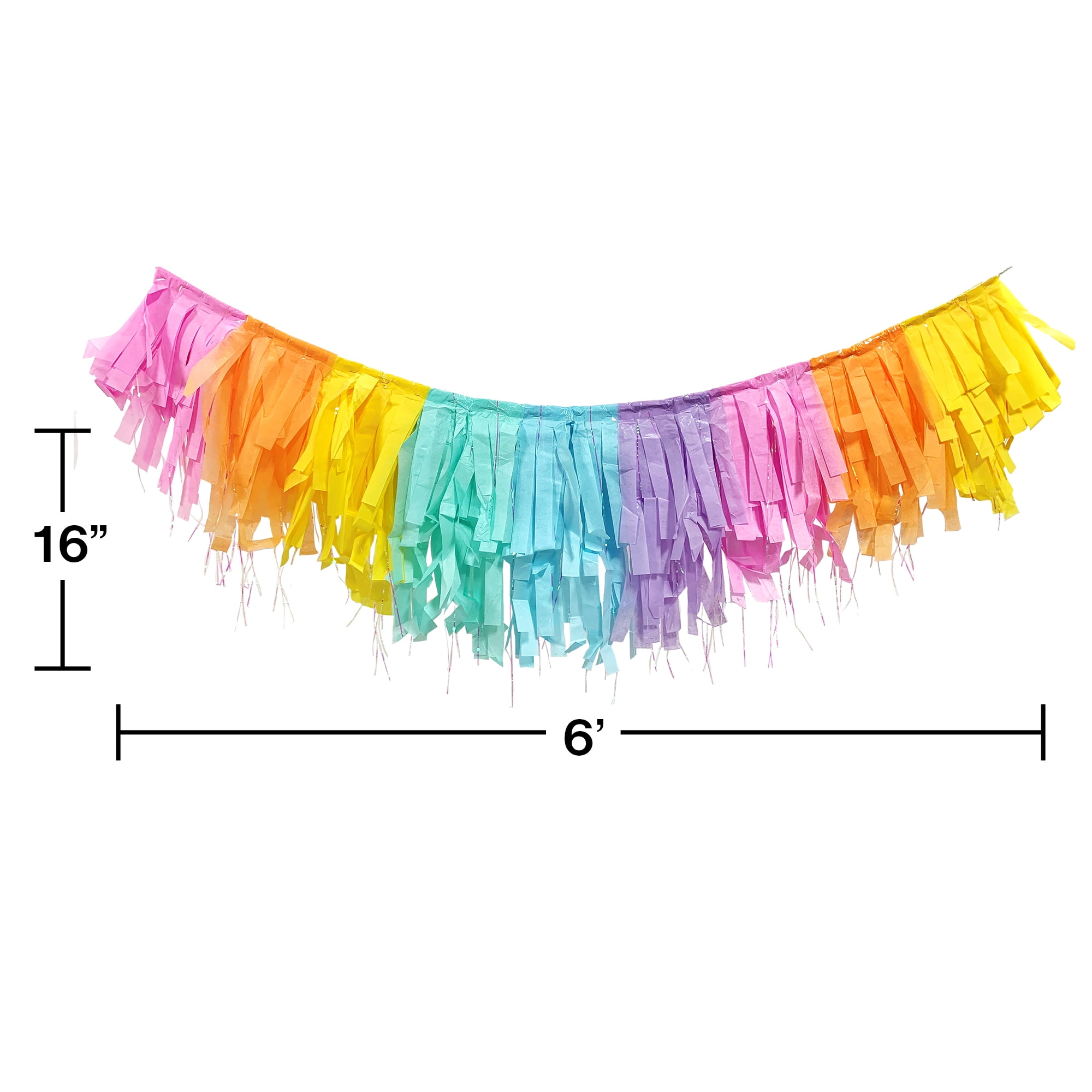 Fiesta Fringe Garland - Party Decor - 4 Pieces