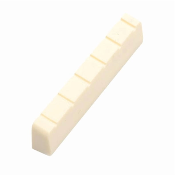 Cejuela para guitarra de 6 cuerdas, compacta, portátil y ligera, para puente de guitarra, con ranuras. Nuez de guitarra