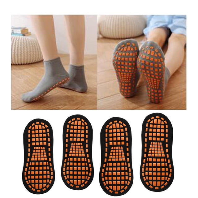 Calcetines Antidesliza de 2 Piezas pa , Calcetines con Tapón pa Mujer, Calcetines con Espinillas pa , Calcetines Deportivos con Baoblaze Calcetines de yoga antideslizantes