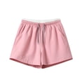 thumbnail image 4 of Tigivemen Workout Running Shorts Girls Athletic Shorts Summer Basketball Soccer Sweatshorts with Pockets for Kids Pink 11-12 Years, 4 of 6
