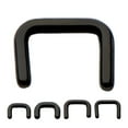 thumbnail image 1 of Mini Septum Staple Ring Black Anodized Titanium septum, 1 of 6