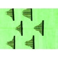 thumbnail image 1 of Ahgly Company Indoor Rectangle Solid Green Modern Area Rugs, 8' x 10', 1 of 4
