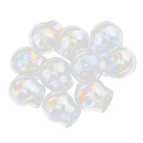 10 piezas de bolas de colgantes para manualidades de bricolaje Sunnimix 25 mm x 15 mm