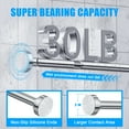 thumbnail image 6 of TITGIPE No Drill Telescopic Shower Curtain Rod | 26-76" Adjustable Spring Tension Rod with Anti-Skid Design | Rust-Resistant Stainless Steel for Bathroom, 6 of 8