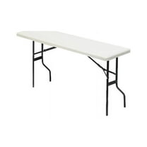 Iceberg OfficeWorks Wood Laminate Folding Table, Rectangular, 72 x 18 x ...