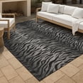 thumbnail image 3 of Addison Rugs Chantille Indoor/Outdoor Transitional Animal Print Black Machine Washable Rectangle Rug, 10' x 14', 3 of 8