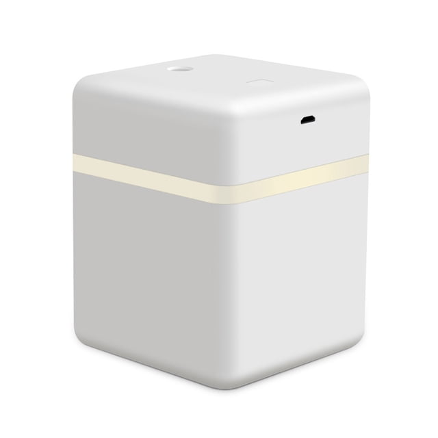 Wosthever Rociador automático de 600 ml, dispensador portátil de mano con lámpara de noche para el hogar, la oficina y el Hotel Humidificadores blanco