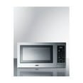 thumbnail image 6 of Summit SCM853 19 inch Compact Microwave With 900 Watts; Digital Touchpad; Brushed Stainless Steel Cabinet; Glass Turntable; End of Cycle Buzzer; Clock; Multiple Power Levels; In Stainless Steel, 6 of 9