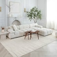 thumbnail image 1 of Rug Branch Astra Modern Indoor Area Rug, Beige Cream, Abstract - Living Room, Bedroom, Dining Room, and Kitchen, 1 of 7