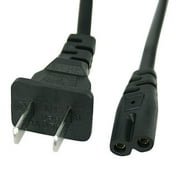 HDTV AC Wall Cable 2Ft Polarized Power Cord for Vizio LED TV Smart