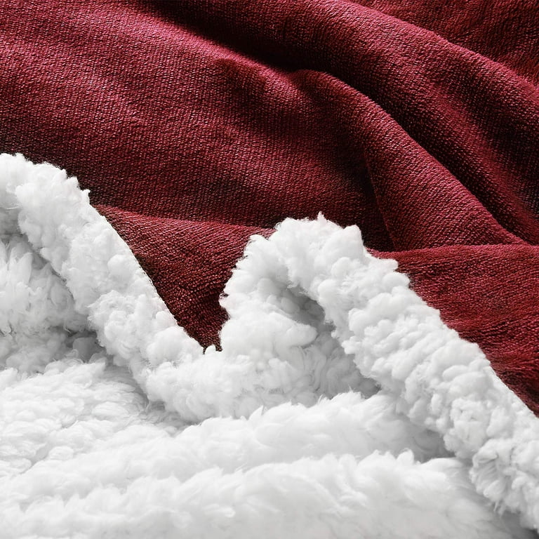 Wearable Hooded Blanket Warm Cozy Soft Poncho Blanket Wrap Fleece Cuddle Throw Cape with Hand Pocket Gifts for Women Father Mom