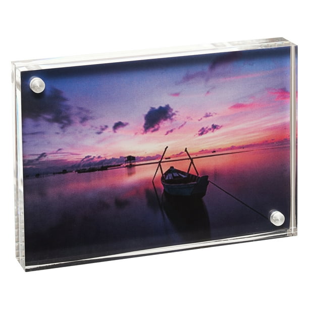 Sparkle Clear Acrylic Frame Double Sided Picture Frame