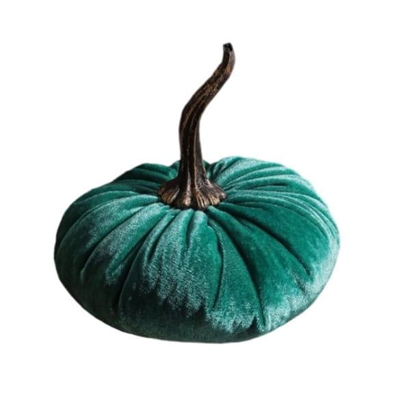 Artificial Velvet Pumpkins Fall Harvest Decor Fabric Foam Pumpkins for Thanksgiving Halloween Table Centerpieces Wedding Farmhouse Autumn Home Decor
