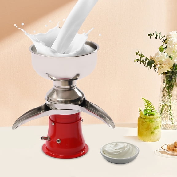 Electric Milk Cream Centrifugal Separator Make Cream Butter for Goats Cows Milk All Metal Parts