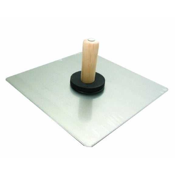 Marshalltown 5207W, 10" X 10" Magnesium Hawk with Wood Handle, Masonry, Drywall