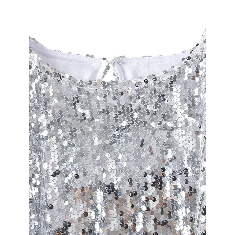 Silver cheap sparkle blouse