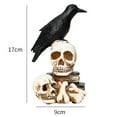 thumbnail image 4 of Halloween Lamp Decorative Scary Crow Skeleton Lamp Haunted House Night Light, 4 of 10