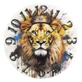 thumbnail image 5 of Lion Crown 10 inch Wall Clocks Non Ticking Easy to Read Battery Decorative for Home Bathroom Kitchen Bedroom Living Room, 5 of 8