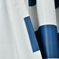 thumbnail image 6 of Lush Decor Stripe Room Darkening 95" x 52" Stripe Navy 100% Polyester 3" Rod Pocket 2-Pc Set Window Panel, 6 of 9