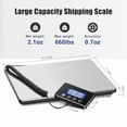 thumbnail image 2 of Shipping Scale, 660lbs Heavy Duty Digital Postal Scale for Packages, 0.35oz High Accurate Postage Scale for Small Business, Luggage, Home Use, Battery & Charging Cable Include, 2 of 7