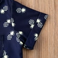 thumbnail image 4 of FNNMNNR Toddler Baby Boy Short Sleeve Button Down Shirt Shorts Set 2T 3T 4T 5T 6T Outfits Summer Clothes Navy Blue 5-6 Years, 4 of 6
