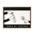 thumbnail image 6 of American Art Decor Pour Me Another Printed Glass Framed Wall Decor 24"x18"-.75", 6 of 6