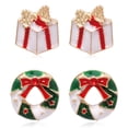 thumbnail image 1 of Pendientes navideños para mujer, pendientes navideños, joyas de regalo, 1 of 5