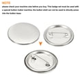 thumbnail image 4 of Unique Bargains 1.72inch Blank Button Making Supplies,10Pcs Badge Parts for Button Maker Machine, 4 of 5