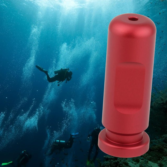 Herramienta de entrenamiento de ecualizador de aleación de aluminio para ecualización de oreja de Rojo Cola Ecualización de oído de buceo