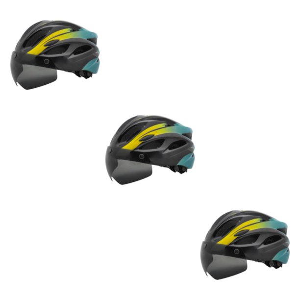 Wosthever Casco de bicicleta ajustable con forro cómodo: apto para todas las formas Casco de ciclismo de PC de secado rápido Seguridad LED en Type1 NO1