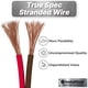 thumbnail image 2 of Cable de altavoz InstallGear calibre 14 (9,14 m), rojo/negro, 2 of 7