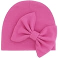 thumbnail image 4 of Gorros para recién nacidos para niñas Lindos gorros con lazo para bebé Gorro para recién nacido Gorro suave para recién nacido, 4 of 5