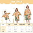 thumbnail image 4 of FORMRS Wearable Blanket Hoodie with Sleeves for Kids Cozy Flannel Sweatshirt, Abstract Floral Art, 4 of 7