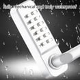 thumbnail image 4 of Cerradura de seguridad con código de dirección de manija ajustable, manija de cerradura sin llave con combinación de números que no se repiten, cerradura de puerta de aleación de zinc digital a, 4 of 5
