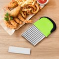 thumbnail image 3 of WIFKLSIIPG Potato Crinkle Cutter Vegetable Crinkle Cutter Stainless Steel French Fries Cutter for Potatoes Carrot French Fries Vegetable Crinkle and Crinkle Cutter 1PC, 3 of 3
