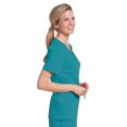 thumbnail image 3 of Urbane Ultimate Tailored Fit Comfort Stretch 4-Pocket Scrub Top for Women 9550, 3 of 8