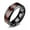 Black & Red, variant on Men Ring Glossy Simple Jewelry Accessory Dragon Pattern Glowing Ring for Dating