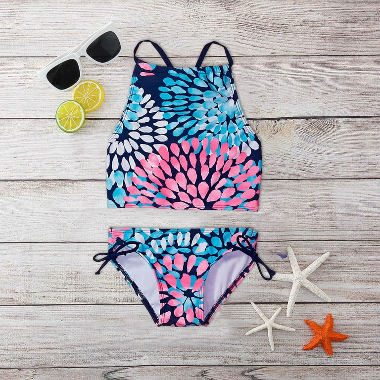 Cathalem Bathing Suits for Teens Two Piece Halter Top Women Strap