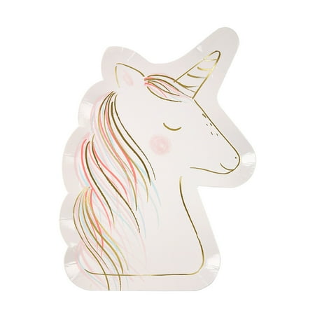 Meri Meri Unicornplate Lg , 8ct