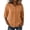 Orange, variant on Embroidered Linen Tops for Women 3/4 Sleeve Button Boho Peasant Shirts Casual Gauze Clothes 2026 Summer Beach