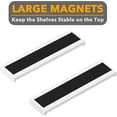 thumbnail image 3 of SpaceAid 30" Bamboo Magnetic Stove Top Shelf Organizer, Kitchen Storage Rack for Stove, White, 3 of 7