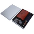 thumbnail image 2 of Feather Dip Pen Set, Quill Pen Set, Durable To Use, For School Friends Home Gifts SP236933 Sprinkled Gold Navy Silver Box, 2 of 8