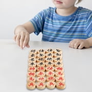 Optima 3x32 Pieces Traditional Xiangqi Chess Pieces Xiangqi Games Pieces for All Ages 3 Pcs