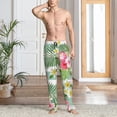 thumbnail image 2 of Naloa Tropical Flamingo Pajama Pants Men, PJ Bottoms, Sleep & Lounge Pants-X-Large, 2 of 6