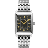 Bulova Frank Sinatra Tank Stainless Steel Quartz Men's Watch