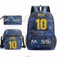 thumbnail image 4 of 3pcs Football Super Stars Messi Backpack Children's School Backpack Women Men Travel Laptop Teens Mochilas Students Totes Sac, 4 of 4